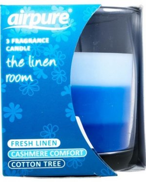 3 FRAGRANCE BOX CANDLE: THE LINEN ROOM