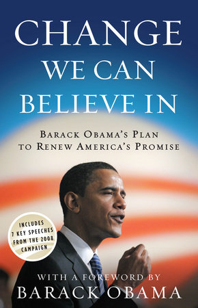 CHANGE WE CAN BELIEVE IN, PAPER COVER