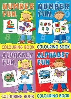 Alphabet Fun Colouring Book