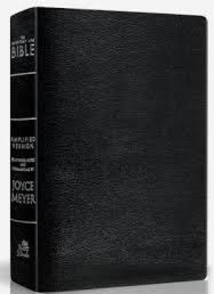 Amplified Everyday Life Bible-Black