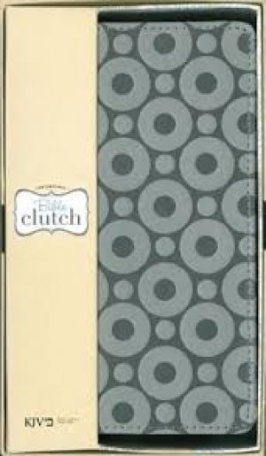 KJV BIBLE CLUTCH- SILVER ICE