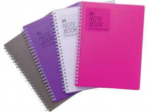 A5 NOTEBOOK 80 SHEETS-PINK