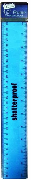 SHATTEREPROOF RULER ASSORTED