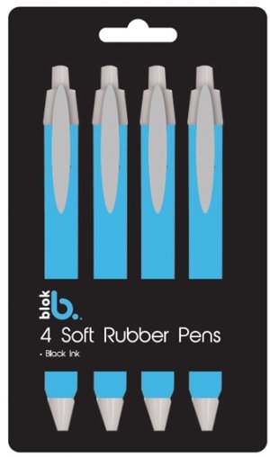 4 SOFT RUBBER PEN (SOAG)