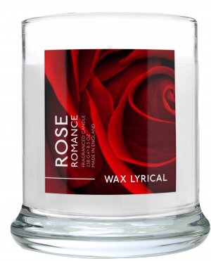 ROSE ROMANCE CANDLE - UP TO 45 HRS