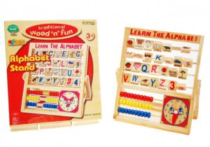 LET US LEARN: ALPHABET STAND (D65104)