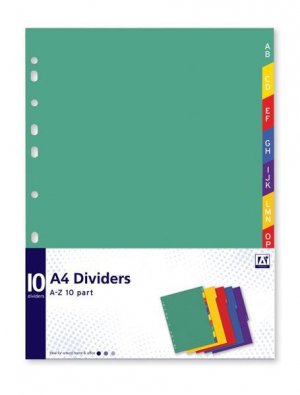 10 A-Z PART DIVIDERS