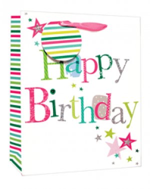 GIFTBAG - HAPPY BIRTHDAY - LARGE