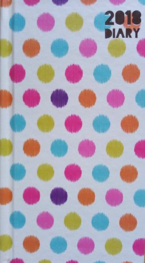 SLIM 2018 JOURNAL-WEEK TO VIEW (COLORFUL DOTS DESIGN)