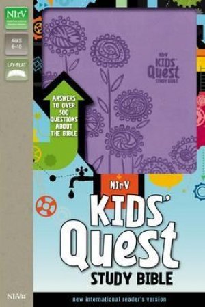 NIV KIDS' QUEST STUDY BIBLE (LAVENDER)