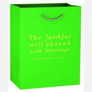 Medium Value Gift Bag - Green