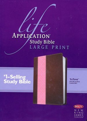 NKJV-Life Application Study Bible, Large Print, TuTone