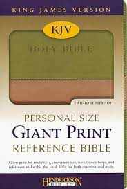 PERSONAL SIZE GIANT PRINT REFERENCE BIBLE