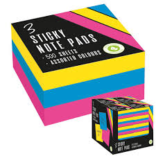 3 STICKY NOTE PADS