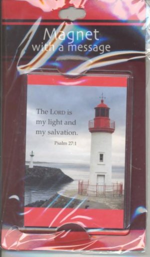 MAGNET WITH A MESSAGE (PSALM 27:1)