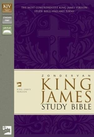 KJV Zondervan Study Bible, leather, Burgundy