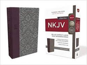 NKJV-DELUX COMPACT LARGE PRINT REFERENCE BIBLE LP-PURP
