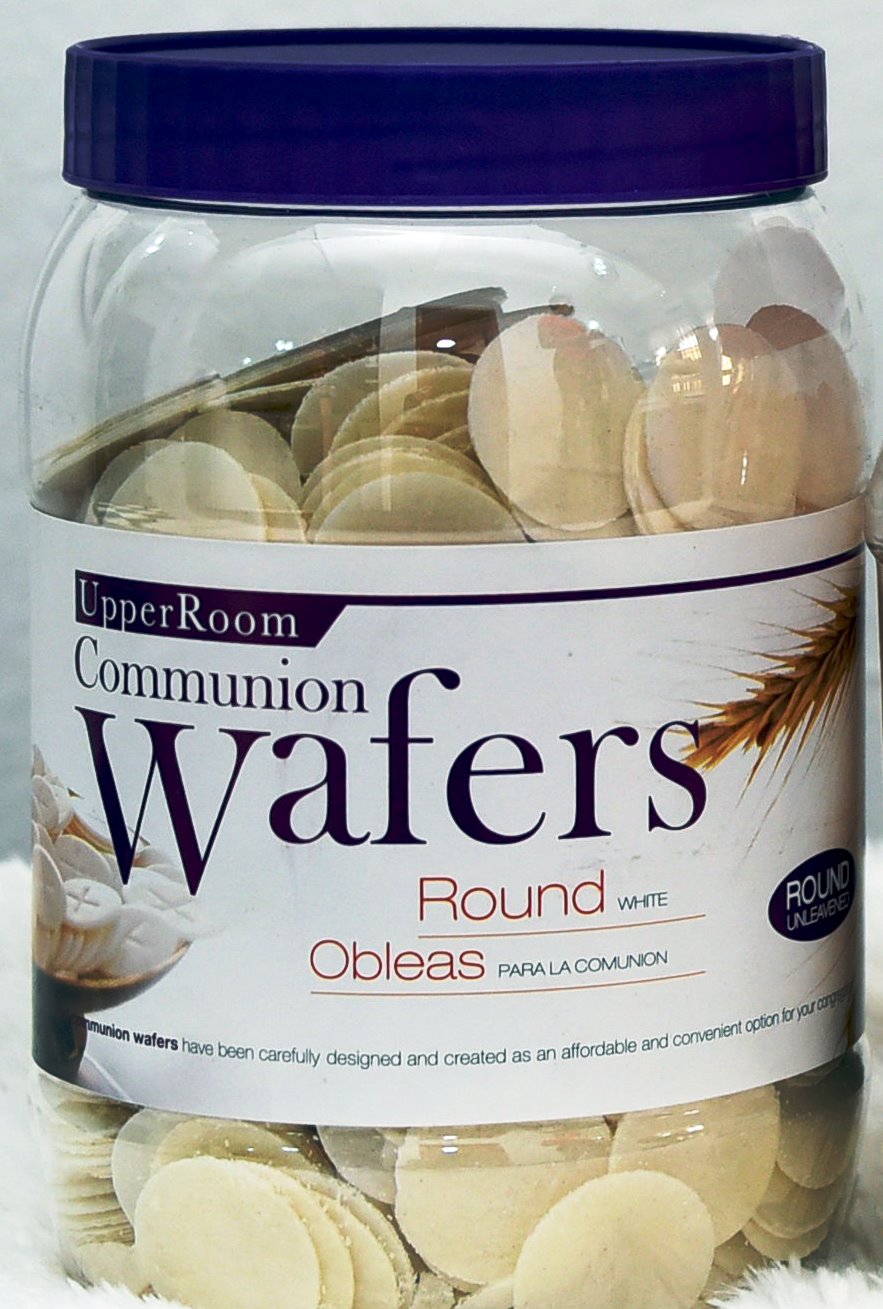 COMMUNION WAFERS (ROUND WHITE MAX JAR)
