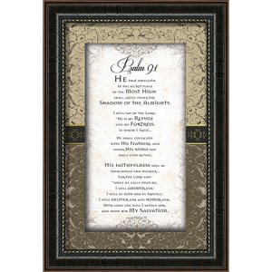 Framed Art: Psalm 91, He That Dwelleth