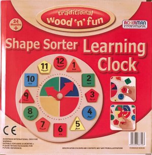 SHAPE SORTER LEARNING CLOCK (D66729)