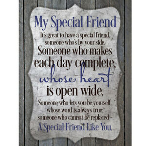 MY SPECIAL FRIEND (PLAQUE)