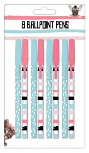 8 PACK STICK PENS - PETS