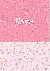 A5 Stylish Pink Conffeti Design Soft Cover