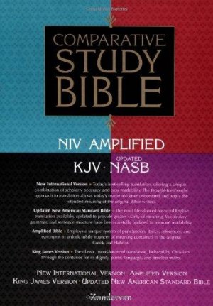COMPARATIVE STUDY BIBLE-BURGUNDY