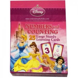 Disney Princess Numbers & Counting Large Sturdy Learning Cards