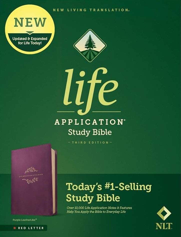 NLT-LIFE APPLICATION  STUDY BIBLE-PURPLE