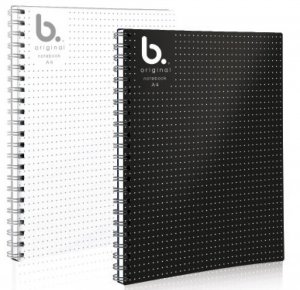 A4 TWIN WIRO NOTEBOOK {WHITE}