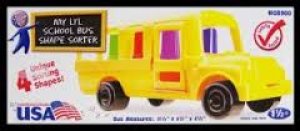 Plastic School Bus Shape Sorter