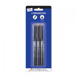 3 FINELINER PENS