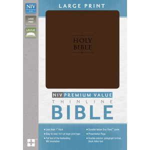 NIV Premium Value Thinline Large Print Bible