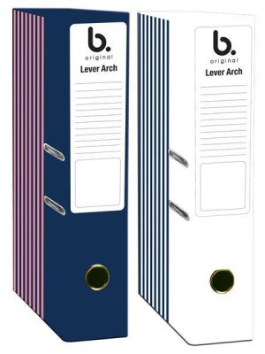 LEVER ARCH FILE NAVY BLUE/PINK