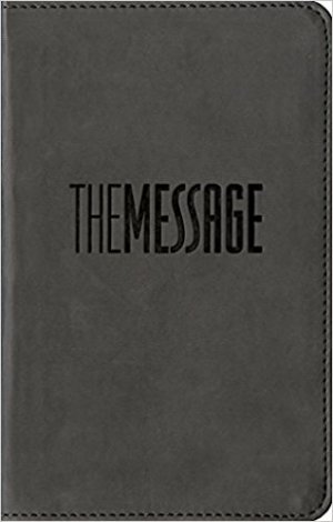 THE MESSAGE BIBLE - COMPACT SIZE - GRAPHITE