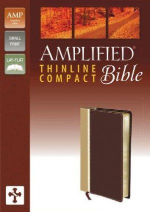 Amplified Thinline Bible Compact BUR