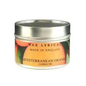 MEDITERRANEAN ORANGE  FRAGRASNCED  CANDLE (TIN) - UP TO 20HRS