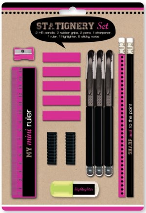 STATIONERY SET (KRAR) PINK