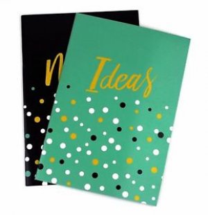 A5 IDEAS NOTEBOOK - 2 PACK