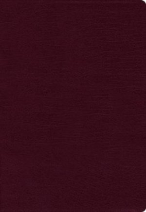 NIV - THINLINE BIBLE - BONDED LEATHER - BURGUNDY