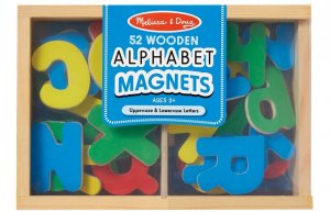 Wooden Alphabet Magnets