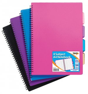 A4 NOTE-4 SUBJECTS-100 SHEETS