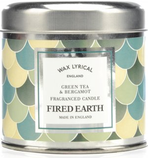GREEN TEA & BERGAMOT FRAGRANCE CANDLE TIN - UP TO 35 HRS