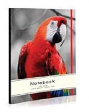 A5 JOURNAL-FABRIC PARROT NOTEBOOK