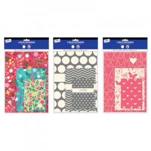 3 IN 1 RULED NOTEBOOKS