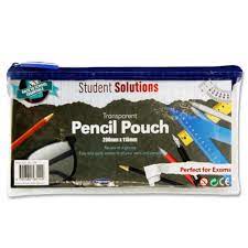CLEAR PENCIL POUCH