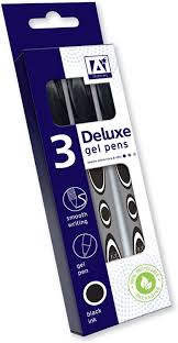 3  DELUXE GEL PENS