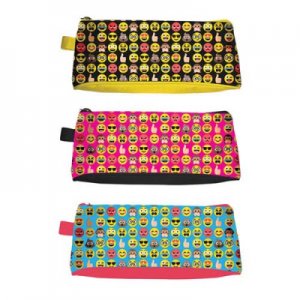 FUNNY FACES DESIGN PENCIL CASE