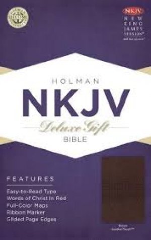 NKJV-DELUXE GIFT-BROWN
